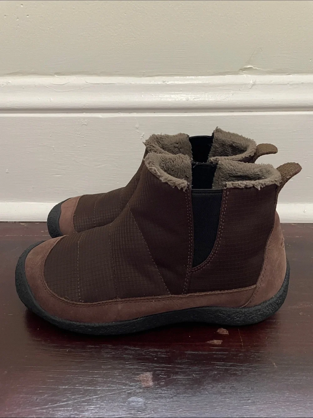 KEEN Footwear Brown Cozy Fleece-Lined Slip-On Boots